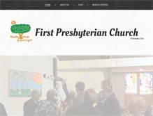 Tablet Screenshot of firstpresnc.org